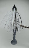 Smashed Head  Waggerbait™ swim jig - Silver Shad - The Ugly Pike Bait Co.