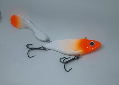 9 3/4" Waggerbait Swimmer - Ghost