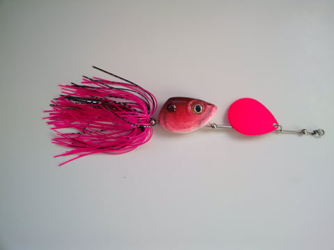 1/2 ounce Bubblegum - Pink blade - The Ugly Pike Bait Co.