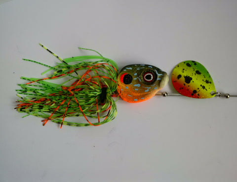 1/2 ounce Sunfish - Splatter blade - The Ugly Pike Bait Co.