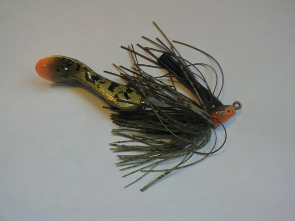 1/2 ounce Pond Scum - Green Frog blade – The Ugly Pike Bait Co.