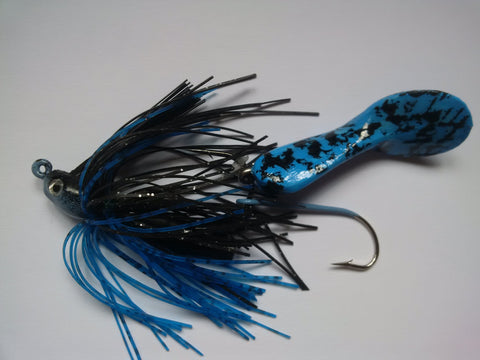Waggerbait™ swim jig - Black Blue - The Ugly Pike Bait Co.